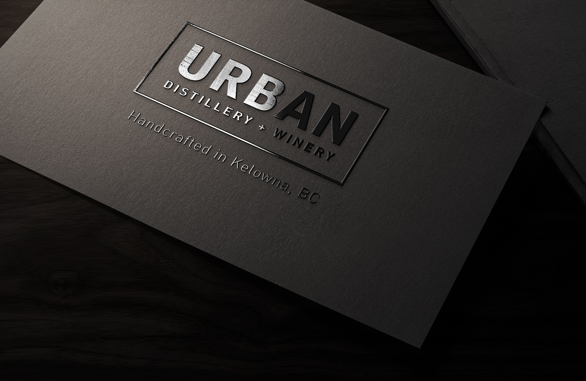 jamie langevin graphic design brand identity urban distillery winery business card 2
