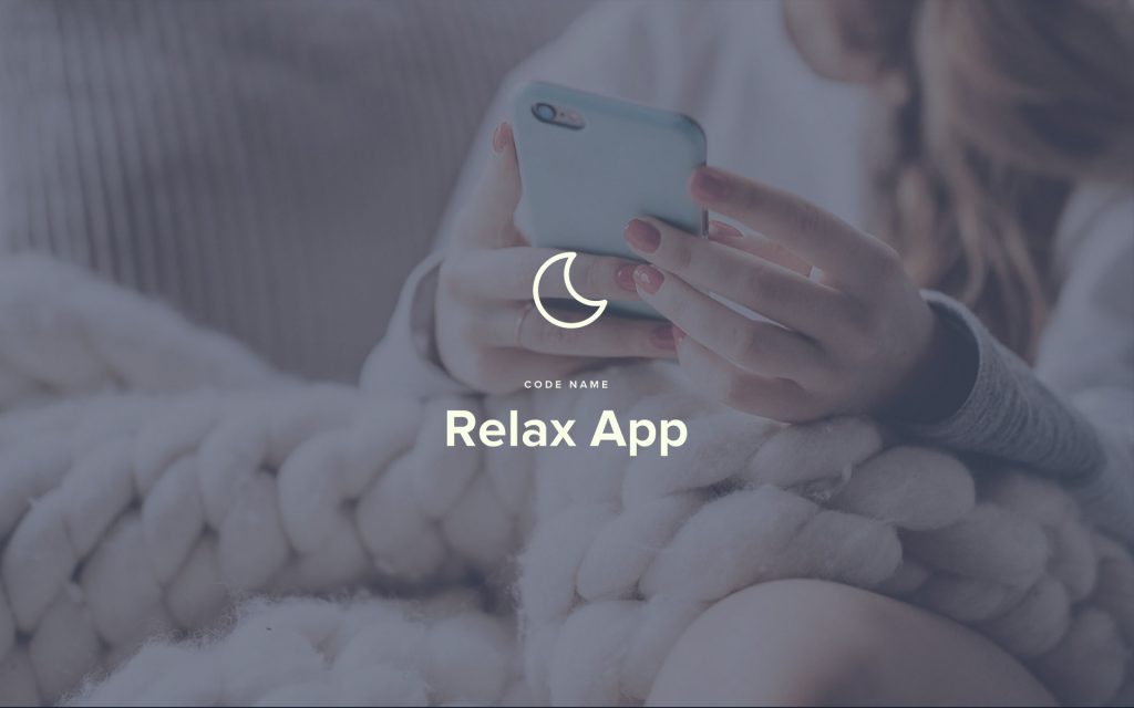 Jamie Langevin Portfolio App Product Design UX UI RelaxApp BG